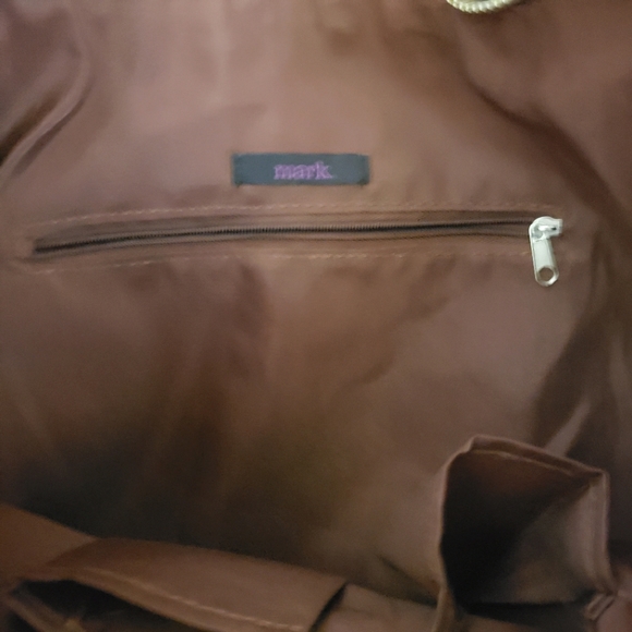 Avon Mark Women's Brown Shoulder Handbag Tote Purse - Picture 10 of 10